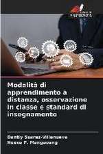 Modalità di apprendimento a distanza, osservazione in classe e standard di insegnamento