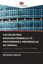 SOCIALISATION ORGANISATIONNELLE ET PERFORMANCE INDIVIDUELLE AU TRAVAIL