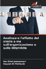 Analizzare l'effetto del simile a me sull'organizzazione e sulle interviste