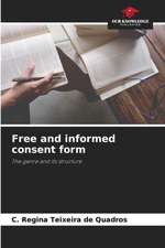 Free and informed consent form