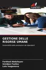 GESTIONE DELLE RISORSE UMANE