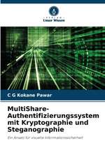 MultiShare-Authentifizierungssystem mit Kryptographie und Steganographie