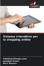 Sistema interattivo per lo shopping online