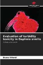 Evaluation of turbidity toxicity in Daphnia similis