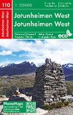 Jotunheimen West, Wander - Radkarte 1 : 50 000