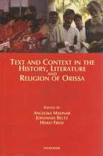 Text & Context in the History, Literature & Religion of Orissa