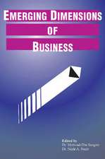 Emerging Dimensions of Business