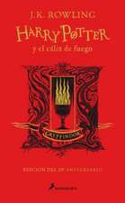 Harry Potter Y El Cáliz de Fuego (20 Aniv. Gryffindor) / Harry Potter and the Go Blet of Fire (Gryffindor)