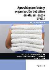 Aprovisionamiento y organización del office en alojamientos