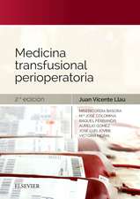 Medicina transfusional perioperatoria