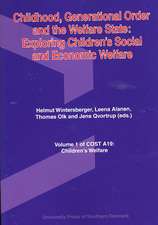 Childhood, Generational Order and the Welfare State