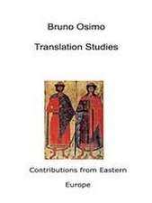 Osimo, B: TRANSLATION STUDIES