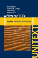 A Primer on PDEs: Models, Methods, Simulations