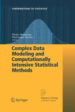 Complex Data Modeling and Computationally Intensive Statistical Methods