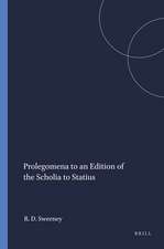 Prolegomena to an Edition of the Scholia to Statius