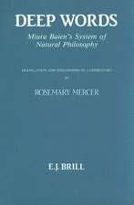 Deep Words: Miura Baien's System of Natural Philosophy. Translation and Philosophical Commentary