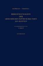 Berichtigungsliste der Griechischen Papyrusurkunden aus Ägypten