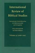 International Review of Biblical Studies, Volume 53 (2006-2007)