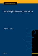 Neo-Babylonian Court Procedure