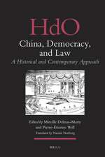 China, Democracy, and Law: A Historical and Contemporary Approach