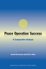 Peace Operation Success: A Comparative Analysis