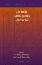 The Italia Judaica Jubilee Conference