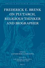 Frederick E. Brenk on Plutarch, Religious Thinker and Biographer