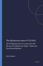 The Mysterious name of Y.H.W.H: The Tetragrammaton in connection with the names of Ehyeh ašer Ehyeh - Hūhā and Šem Hamm℮phôraš