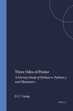 Three Odes of Pindar: A Literary Study of Pythian 11, Pythian 3 and Olympian 7