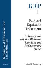 Fair and Equitable Treatment