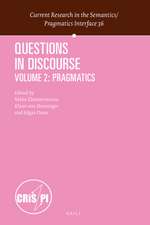 Questions in Discourse: Volume 2: Pragmatics