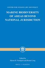 Marine Biodiversity of Areas beyond National Jurisdiction