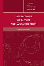 Interactions of Degree and Quantification