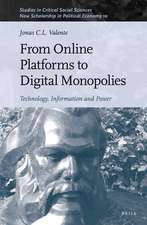 From Online Platforms to Digital Monopolies: Technology, Information and Power