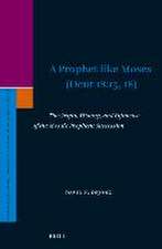 A Prophet like Moses (Deut 18:15, 18): The Origin, History, and Influence of the Mosaic Prophetic Succession