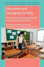 Education and Emergency in Italy: How the Education System Reacted to the First Wave of Covid-19