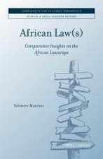 African Law(s): Comparative Insights on the African Lawscape