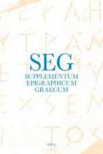 Supplementum Epigraphicum Graecum, Volume LXVIII (2018)