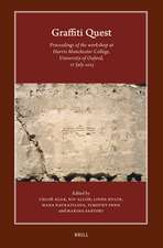 Graffiti Quest: Proceedings of the workshop at Harris Manchester College, University of Oxford, 17 July 2023