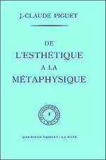 De l'esthétique à la métaphysique