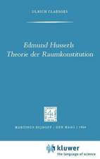 Edmund Husserls Theorie der Raumkonstitution