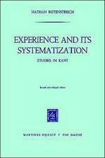 Experience and its Systematization