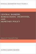 Central Bankers, Bureaucratic Incentives, and Monetary Policy