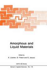 Amorphous and Liquid Materials