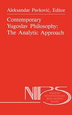 Contemporary Yugoslav Philosophy: The Analytic Approach