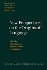 New Perspectives on the Origins of Language