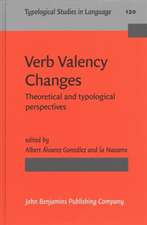 Verb Valency Changes