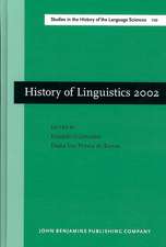 History of Linguistics 2002