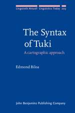 Syntax of Tuki