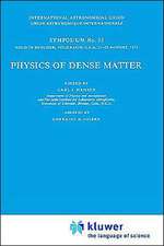 Physics of Dense Matter